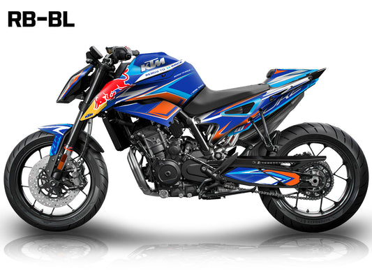 Kit Grafiche Adesivi Carene - KTM 790 / 890 DUKE - RedBull (RB-BL)