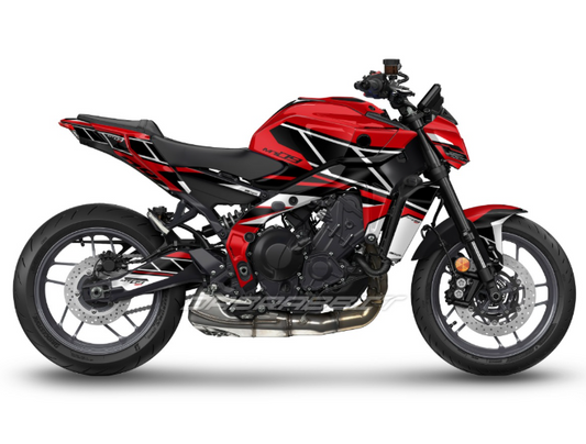 Kit Grafiche Adesivi Carene - Yamaha MT-09 / FZ-09 (2025) - (YLN-R)