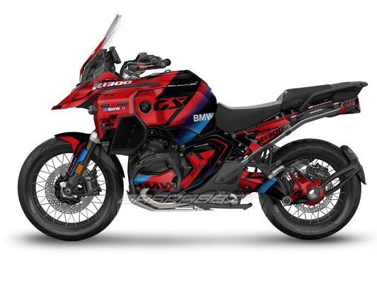 Kit Grafiche Adesivi Carene - BMW R1300GS ADV (2024~) - (GRD-R)