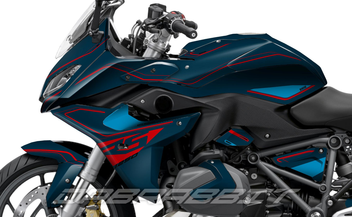 Kit Grafiche Adesivi Carene - BMW R1200/R1250RS (2019~) - (SMP-N)