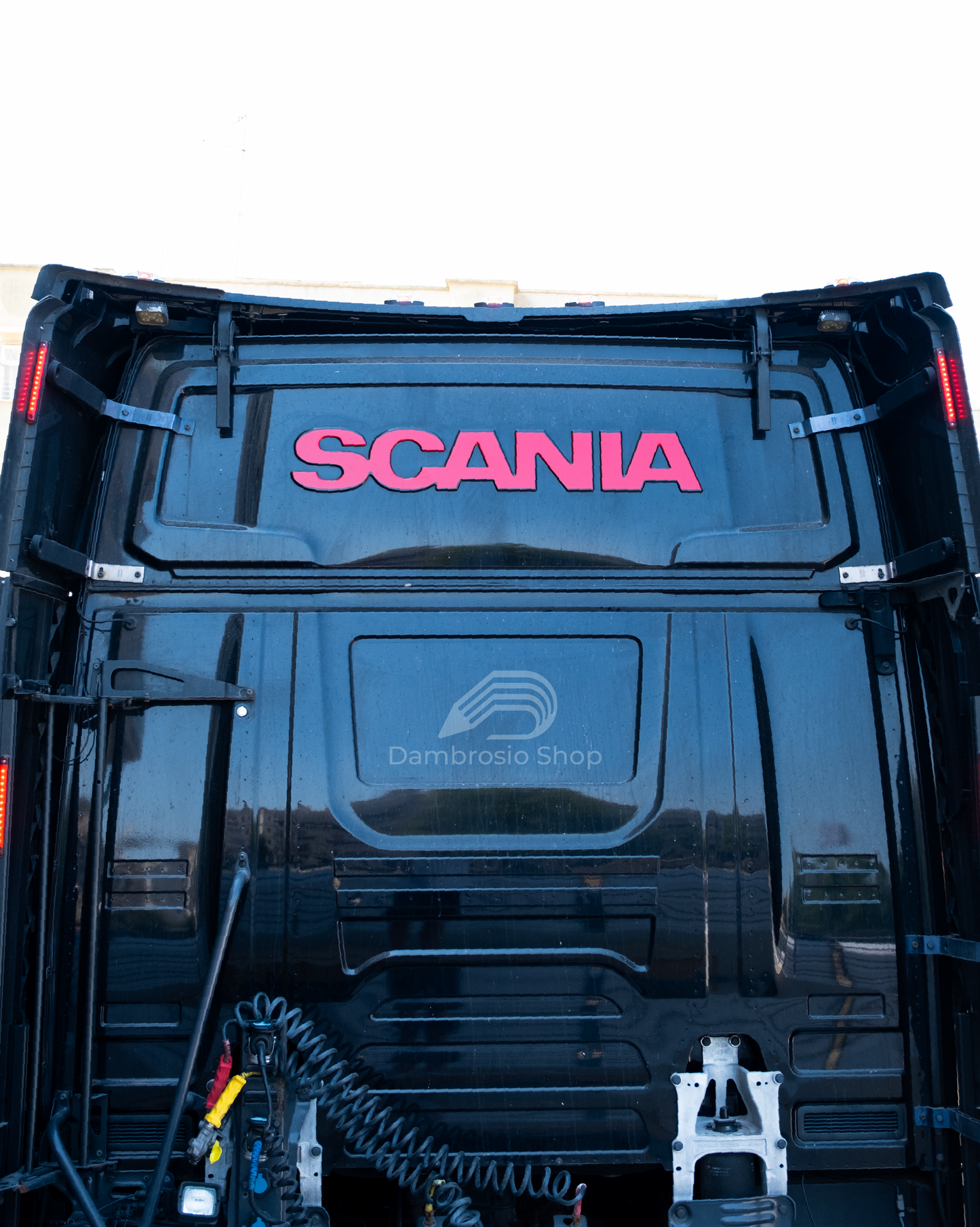 Adesivo Scritta "Scania" per Retro Cabina Posteriore Camion