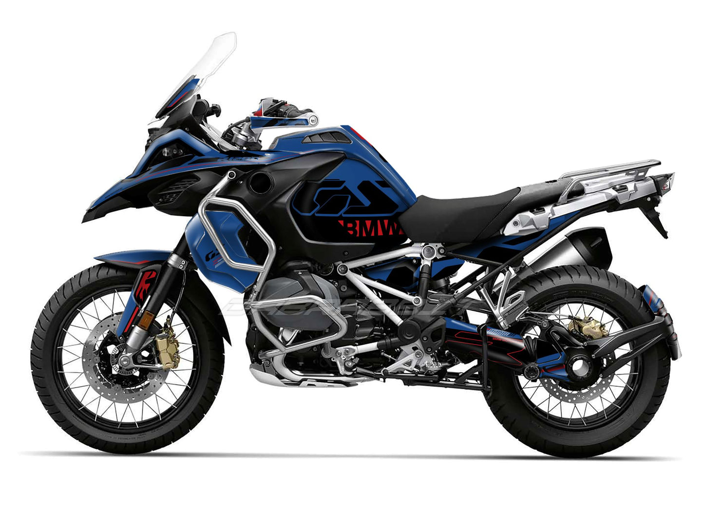 Kit Grafiche Adesivi Carene - BMW R1200/R1250GS ADV - Adventure (2014~2025) - (TH-BL)