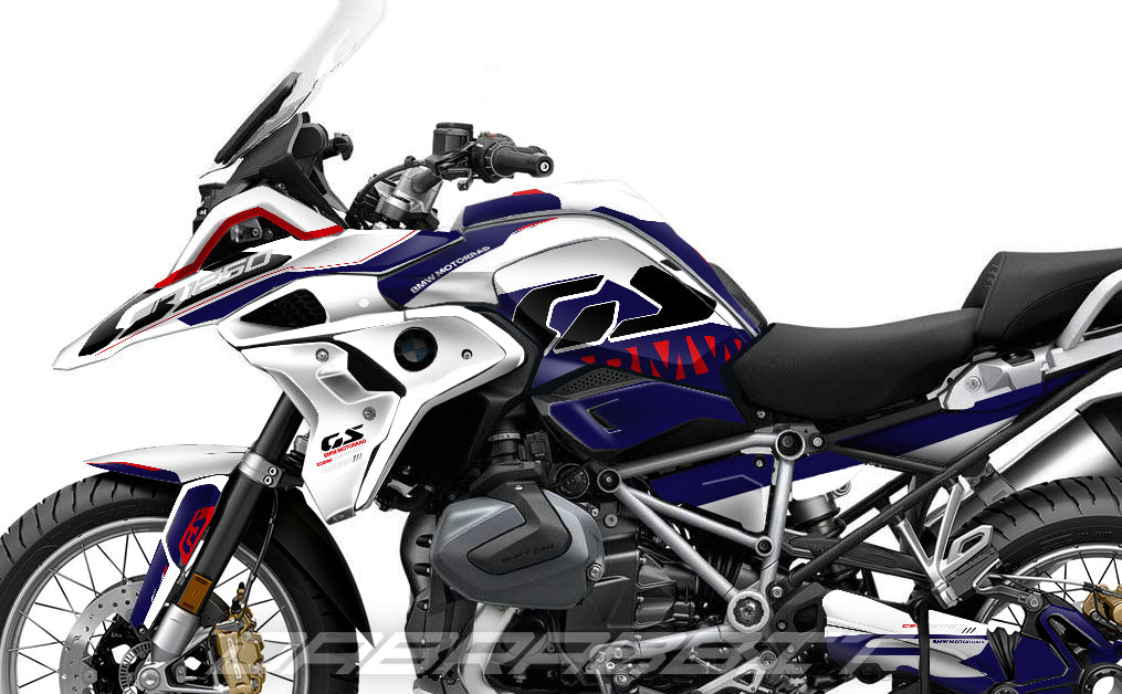 Kit Grafiche Adesivi Carene - BMW R1200/R1250GS (2017~2025) - (TH-WB)