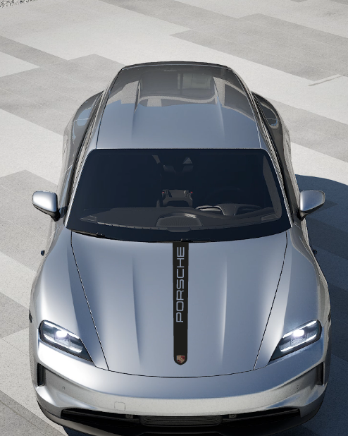 Kit adesivo cofano "Mugello" compatibili con Porsche Taycan