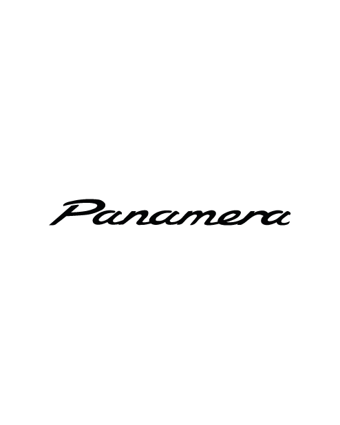 Porsche Panamera Lettering Sticker