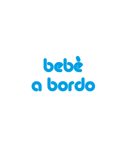 Adesivo "Bebè a bordo"