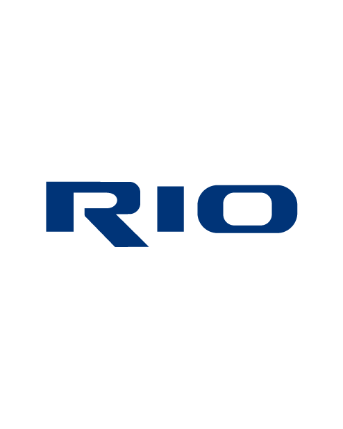 Adesivo Logo "Rio" Kia - Blu