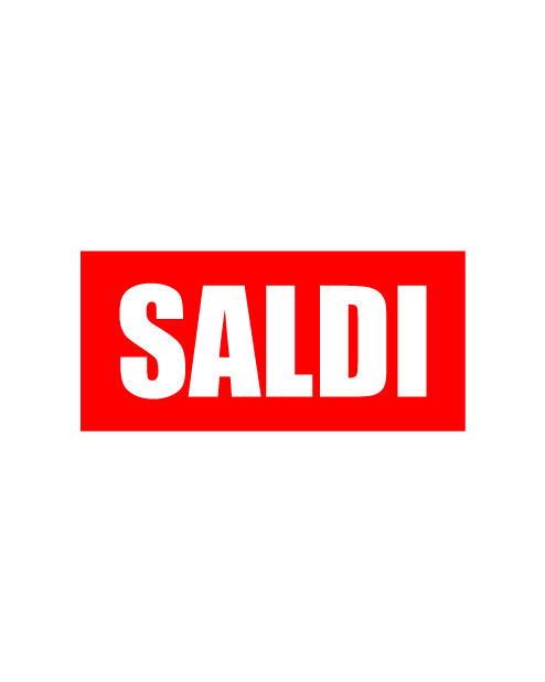 Adesivo "SALDI" con contorno