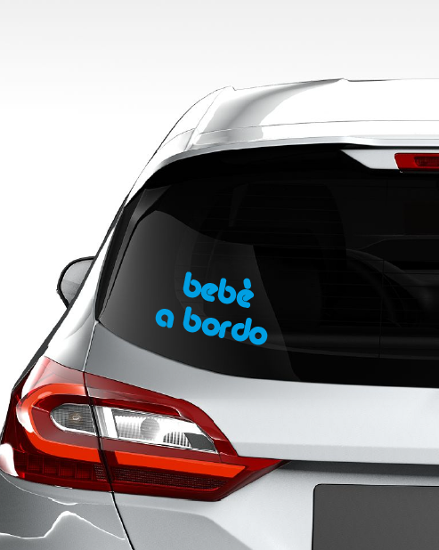 Adesivo "Bebè a bordo"