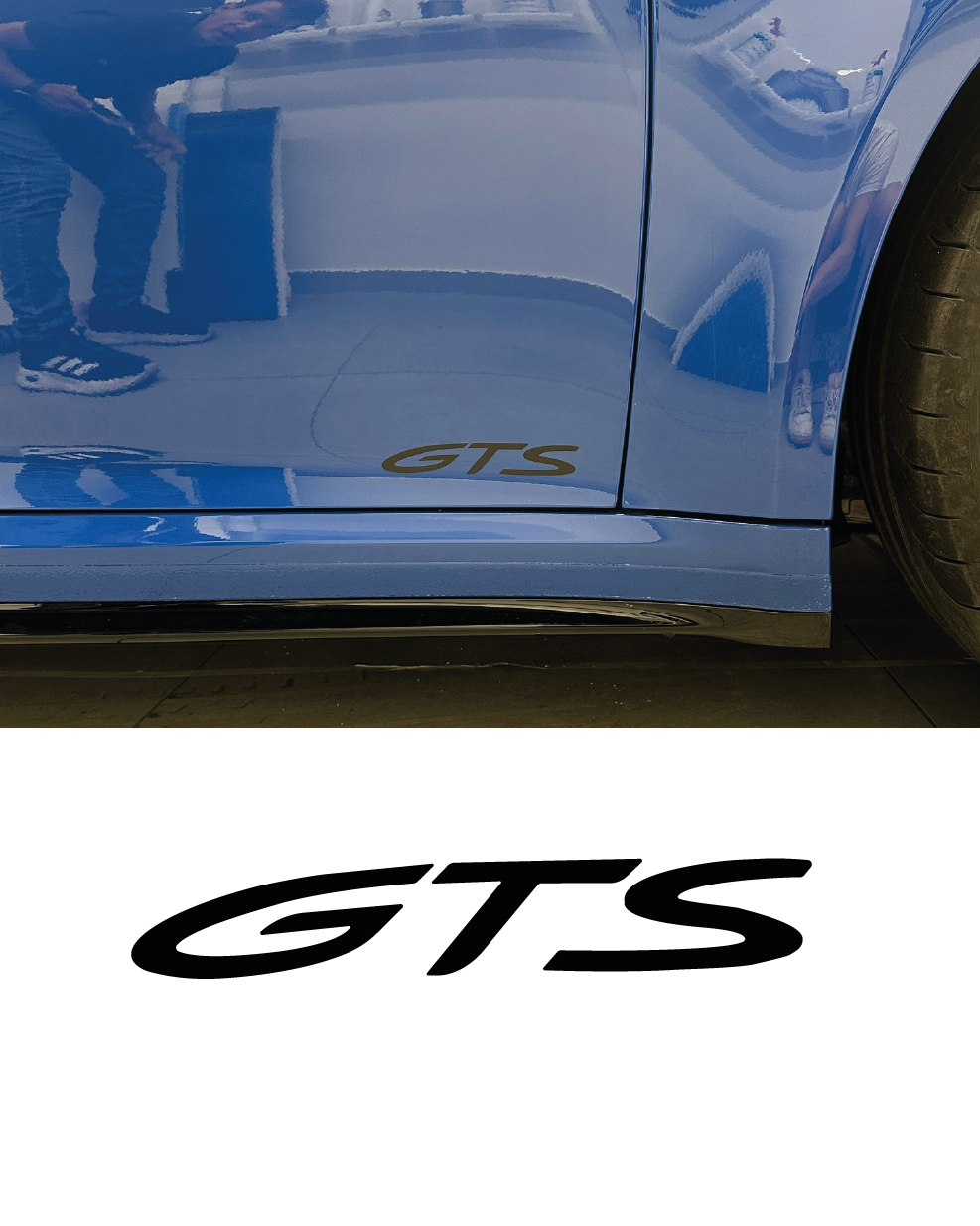 Adesivo Porsche Scritta "GTS"