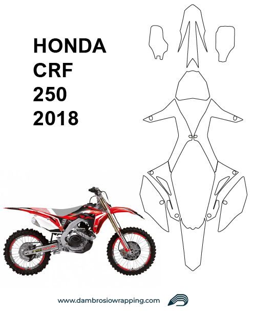 Kit Grafiche Carene Personalizzate per Honda CRF 250 2018