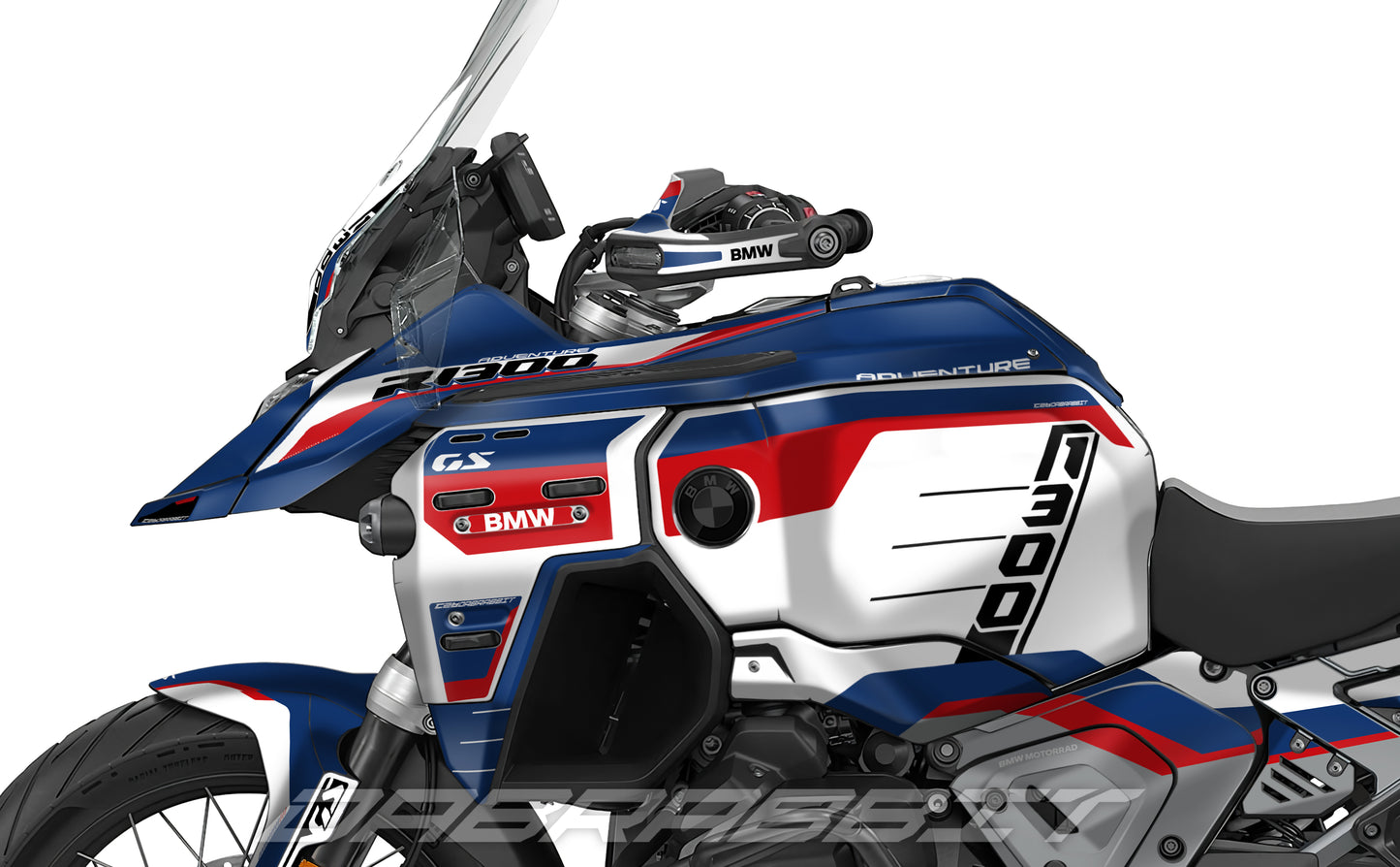 Kit Grafiche Adesivi Carene - BMW R1300GS ADV (2024~) - (TRP-WBR)