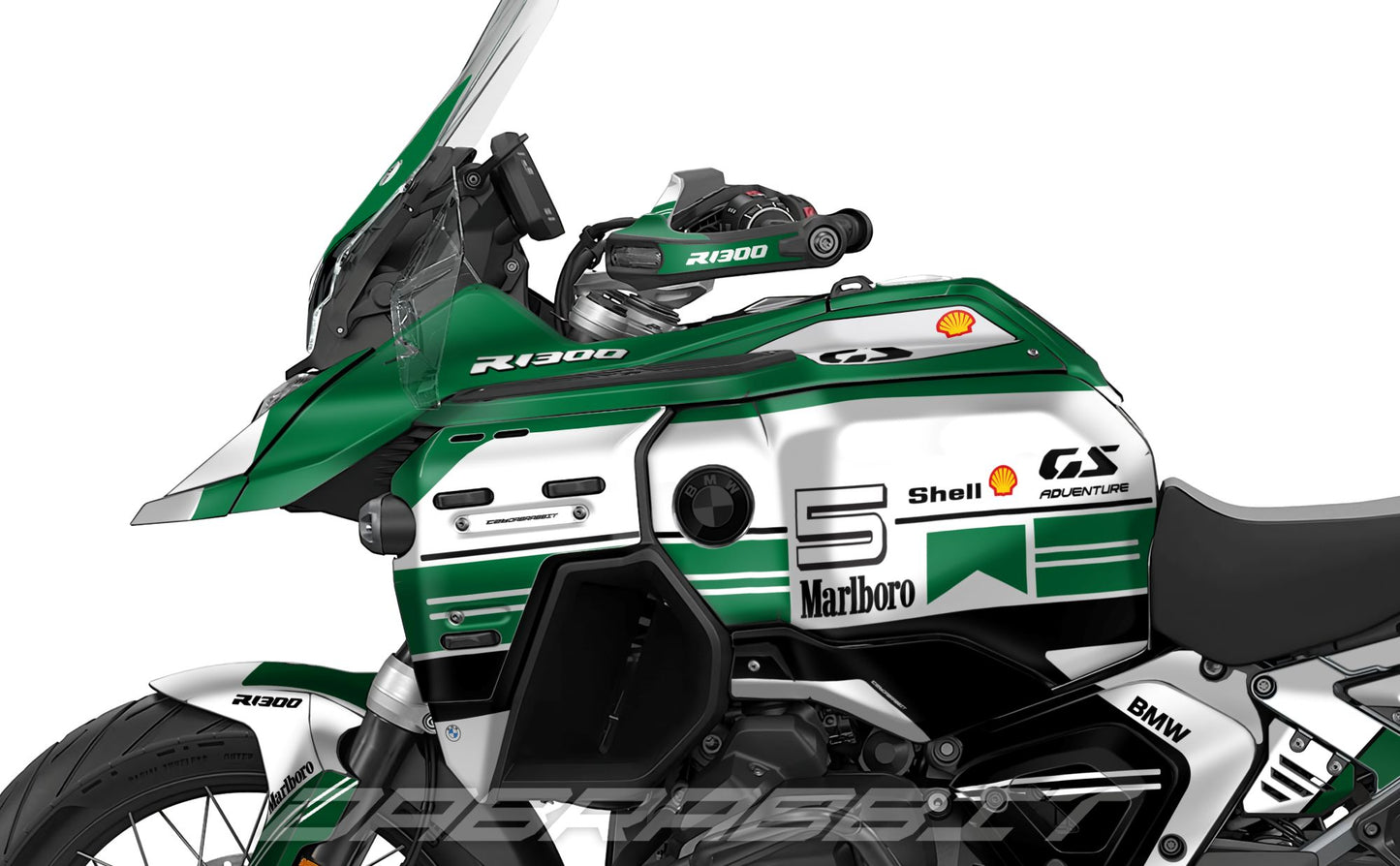 Kit Grafiche Adesivi Carene - BMW R1300GS ADV (2024~) - (MLC-WG)