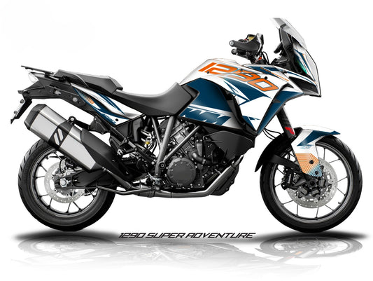 Kit Grafiche Adesivi Carene - KTM 1290 Super Adventure (2017~2020) - (SHK-WN)