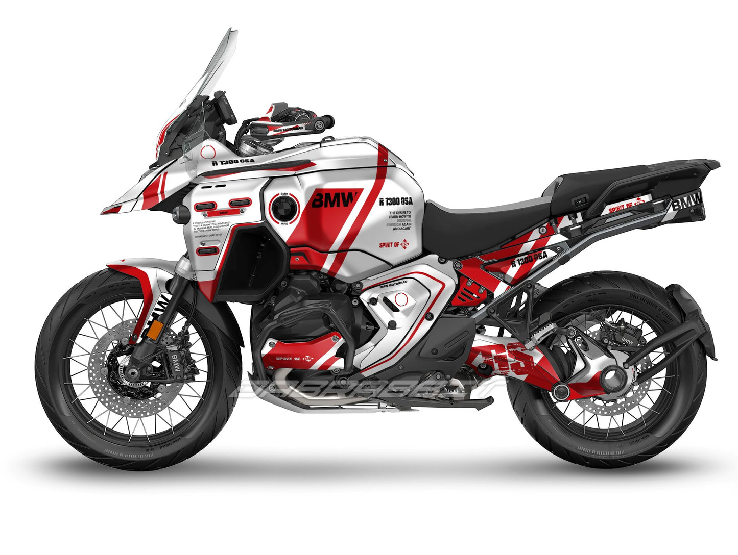 Kit Grafiche Adesivi Carene - BMW R1300GS ADV (2024~) - (TR-WR)