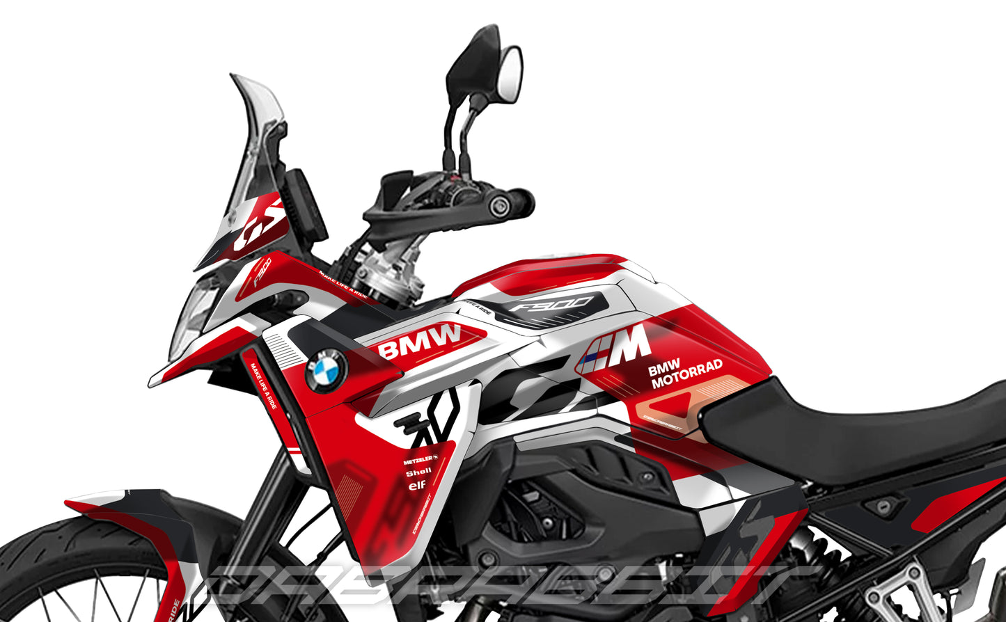 Fairing Graphics Kit - BMW F900GS (2024~) - (TSP-WR)