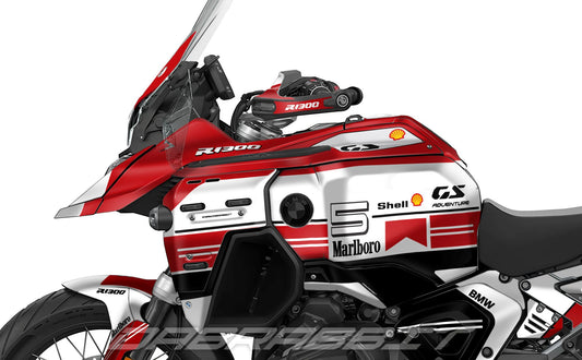 Kit Grafiche Adesivi Carene - BMW R1300GS ADV (2024~) - (MLC-W)