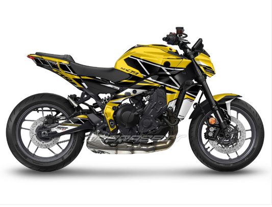 Kit Grafiche Adesivi Carene - Yamaha MT-09 / FZ-09 (2025) - (YLN-YB)