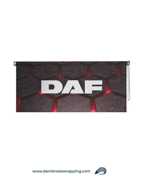 Tenda a rullo oscurante - DAF Abisso Rosso