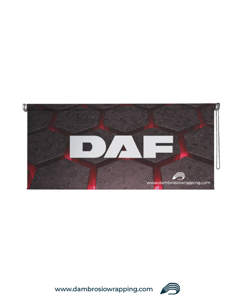 Tenda a rullo oscurante - DAF Abisso Rosso