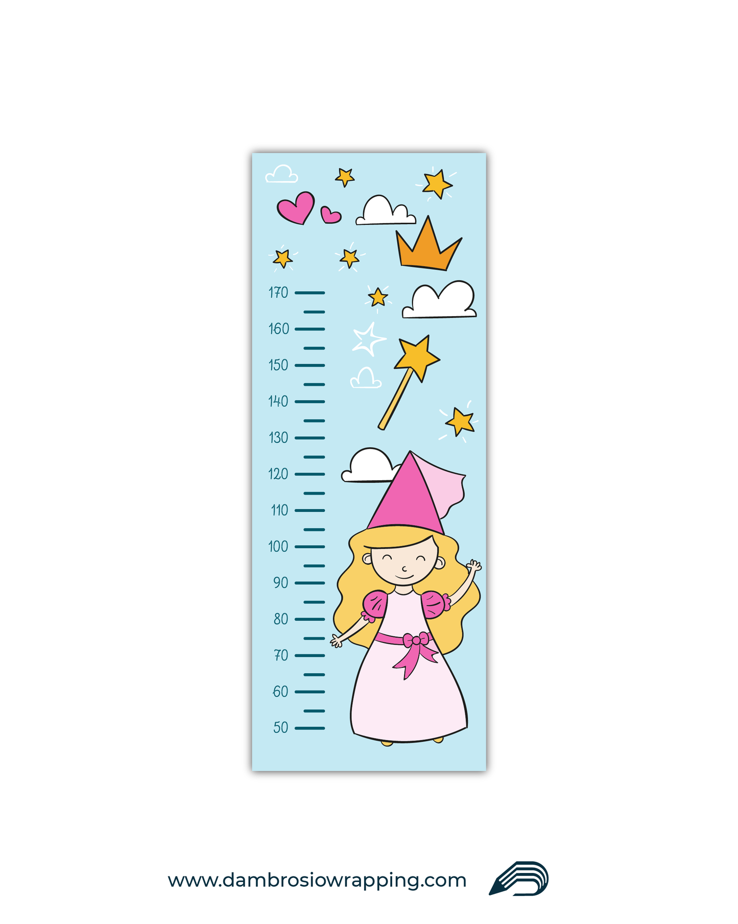 Adesivo Murale - Metro per Bambini "Fata"