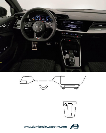 Kit Pellicola Protettiva Interni Audi - A3 Sportback 2024