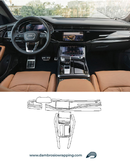 Kit Pellicola Protettiva Interni Audi - Q8 2022