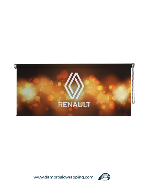 Blackout roller blind - RENAULT Flashes of light