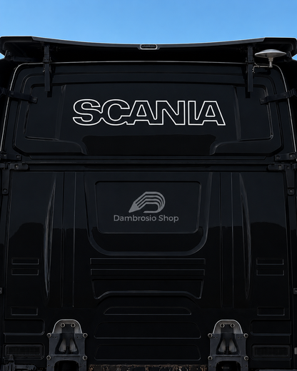 "Scania" Sticker for Rear of Truck