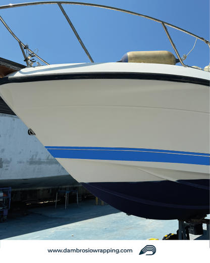 Fascia adesiva Blu Elettrico - Linea di galleggiamento