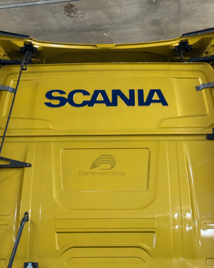 Adesivo Scritta "Scania" per Retro Cabina Posteriore Camion