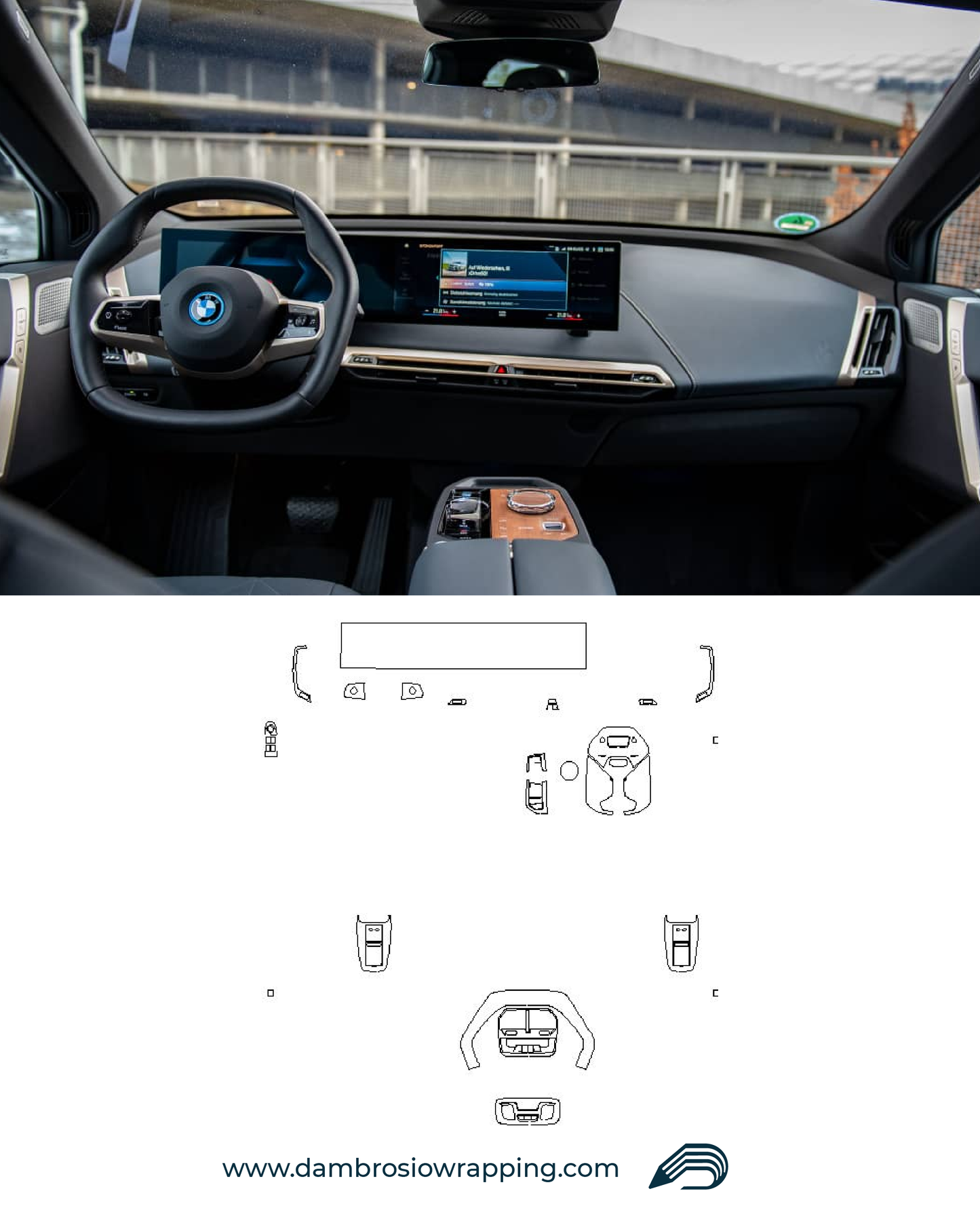 BMW Interior Screen Protector Kit - iX 2024
