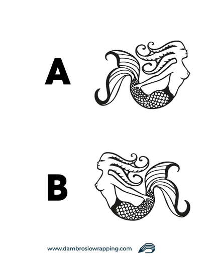 Adesivo Sirena - Sirenetta