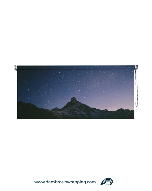 Blackout Roller Blind - Starry Sky