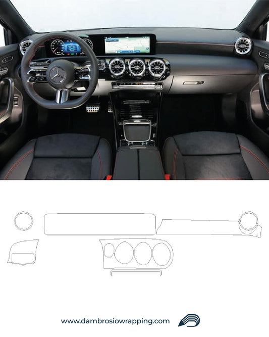 Kit Pellicola Protettiva Interni Mercedes - Classe A / Classe A AMG 2025