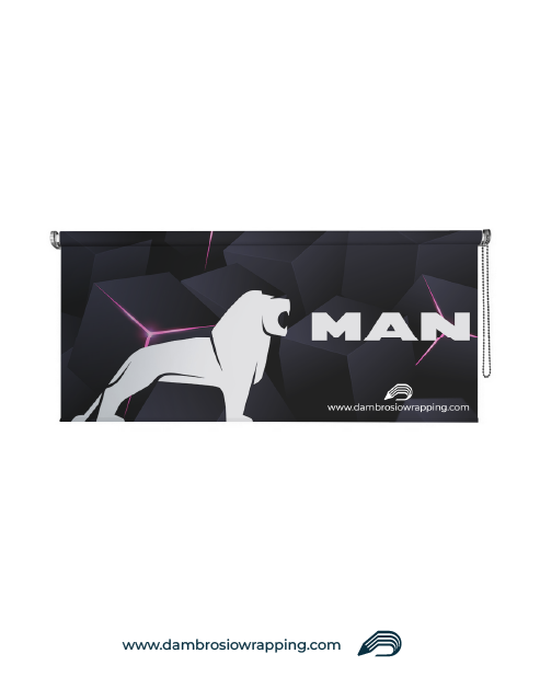 Tenda a rullo oscurante - MAN Cubi 3D