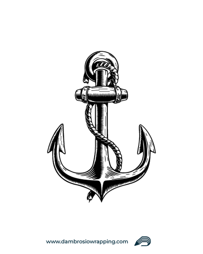 Adesivo Ancora stilizzata