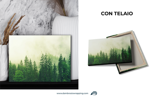 Tela / Quadro Foresta di Pini