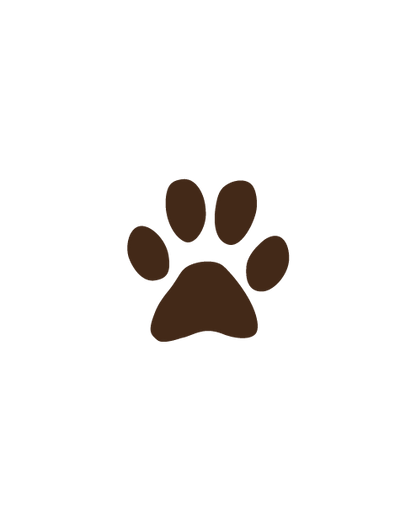 Adesivo impronta Zampa del cane