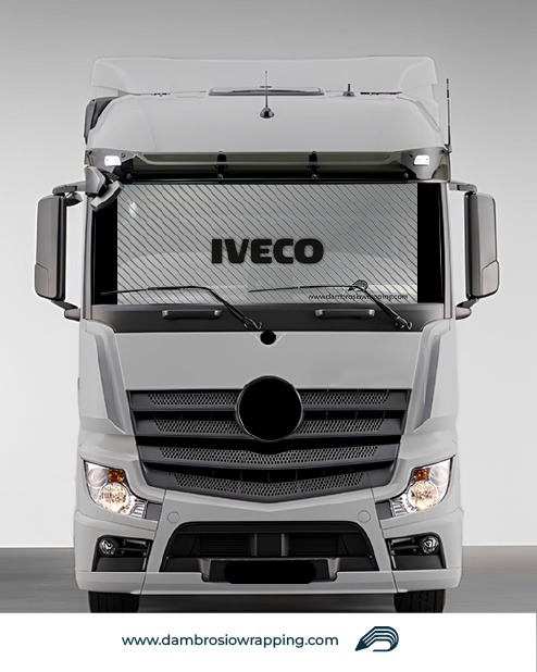 Tenda a rullo oscurante - IVECO Strisce Metalliche