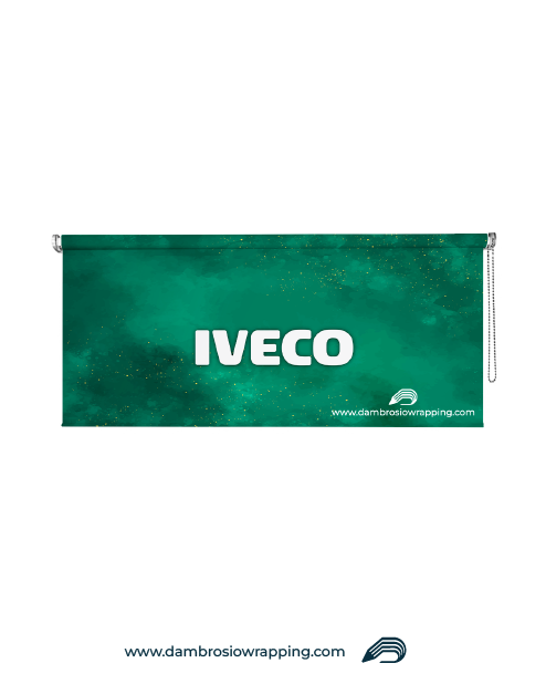 Tenda a rullo oscurante - IVECO Verde Smeraldo