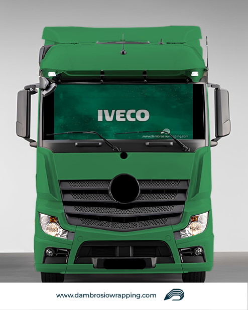 Tenda a rullo oscurante - IVECO Verde Smeraldo