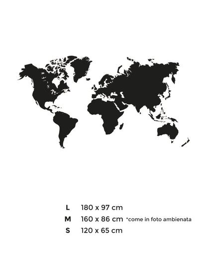 Adesivo Murale - Mappamondo
