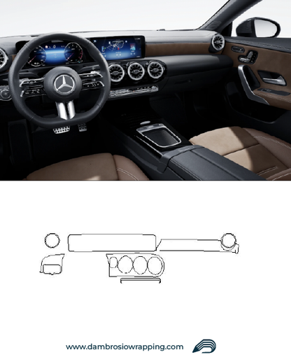 Kit Pellicola Protettiva Interni Mercedes - CLA 2024