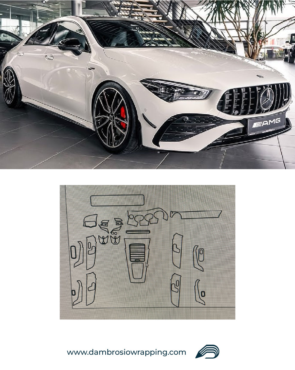 Kit Pellicola Protettiva Interni Mercedes - CLA 35 AMG 2024