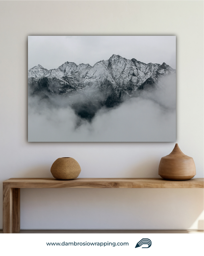 Canvas / Painting Mountain in the Fog