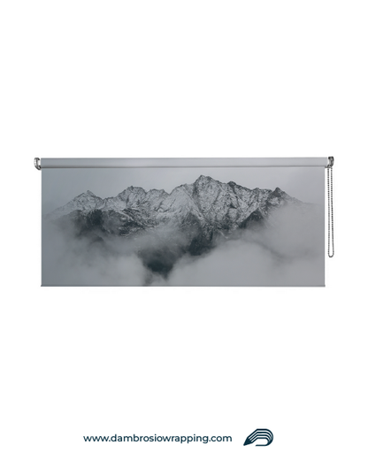 Tenda a rullo oscurante - Montagne innevate