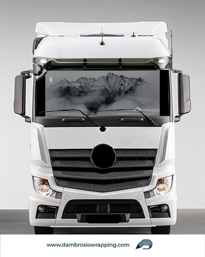 Tenda a rullo oscurante - Montagne innevate