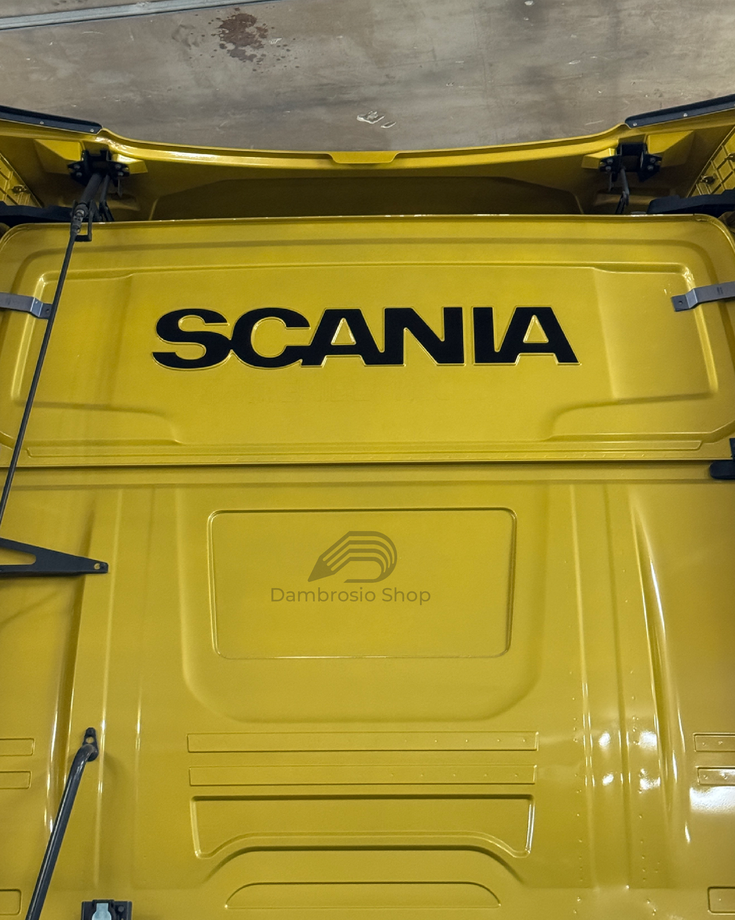 Adesivo Scritta "Scania" per Retro Cabina Posteriore Camion