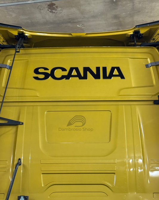 Adesivo Scritta "Scania" per Retro Cabina Posteriore Camion